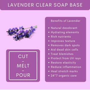 Lavender Soap Base 500 Gram