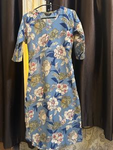 Floral Print Kurta Set