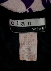 Elan black bodycon knitted dress