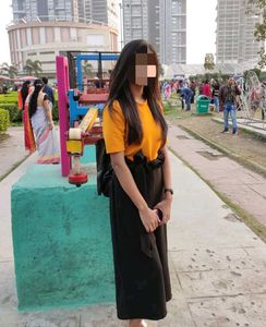 Mustard And Black Co-ord Set