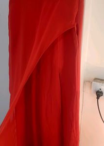 Asymmetric Skirt Plazo Front Slit