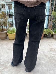 Ripped Knee Black Jeans