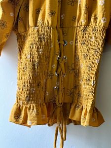 Floral Print Off-Shoulder Top