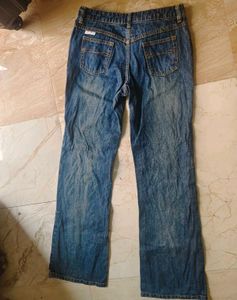 Y2k digital Printed bootcut jeans For Women
