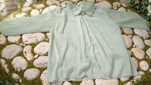 Mint Green Pleated design