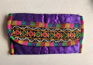 Combo Of Embroidered Ethnic Clutch/Wallet