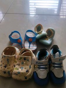 3 pairs of baby foot wear from babg hug brand