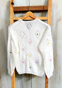 Off white Designer Sweater Size-34-36