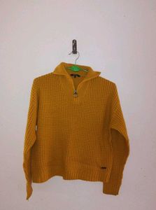 Front Zip Sweater
