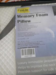 Memory Foam Pillow Supprot Neck.and Back Sleeps