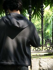 Black Zip-Up Hoodie