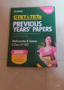 Arihant CTET TET Previous Year Paper Maths science