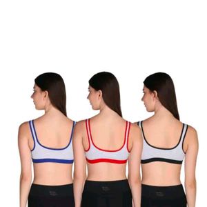 Plain Hosiery Sports Bra For Daily Use