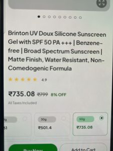 UV Doux SPF 50 Sunscreen