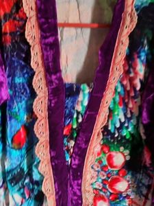 Colorful Velvet Jacket