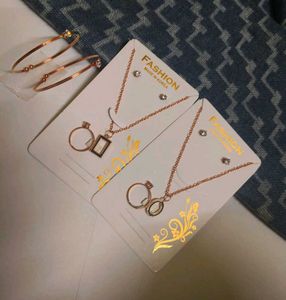 Rose Gold Jewelry Set
