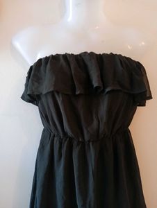 Forever 21 High low Strapless Dress