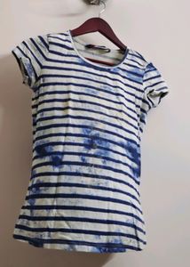 Blue Dye Model Top