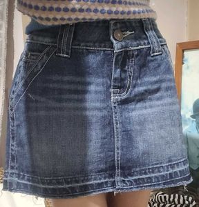 Y2k Denim Skirt Accept Cash Only
