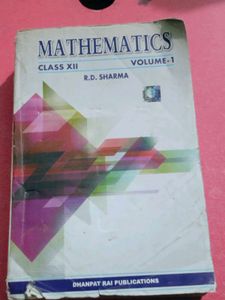 RD SHARMA MATHS CLASS 12 VOLUME-1