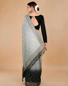 DESIGNER SAREE WITH BLOUSE PIECE (TOTALLY NEW)