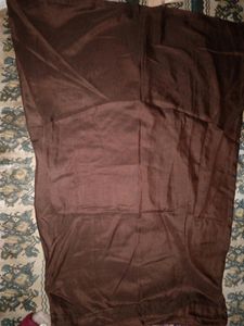Silk Cloth  Petticoat Brown Color