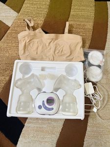 Double electric portable, rechargeable Breast pump