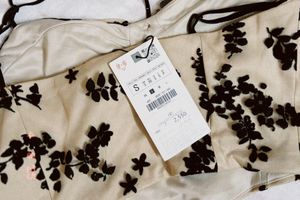 Zara Burn Out Combination Top