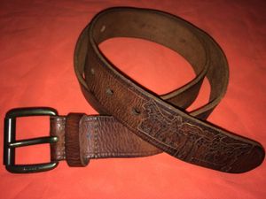 Levi’s Men OG Brown Leather Belt