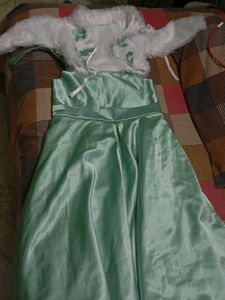 Girls&#39; Mint Dress &amp; Bolero Set