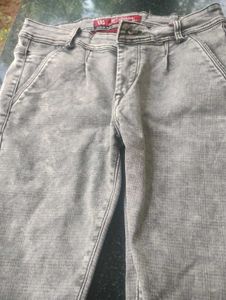 Gray Rayon Pants