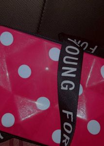 Pink Polka Dot Suitcase