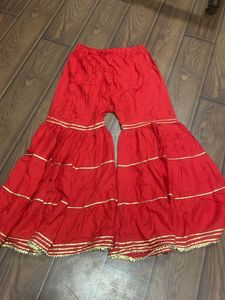 Embroidered Kurta With Plazo