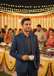 Men's Plaid Suit for Winter