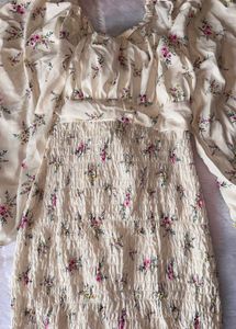 Floral Print Bodycon Dress 👗