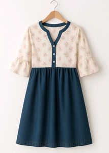 A Line Wear , Floral Dress, Midi Frock