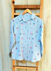 Printed Cotton Shirt Size-42