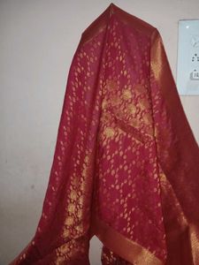 Red &amp; Gold Dupatta