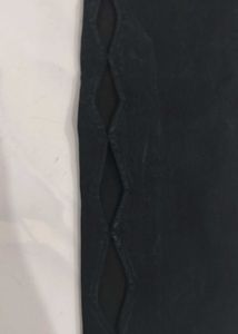 Black Denim With Cutout Size 28