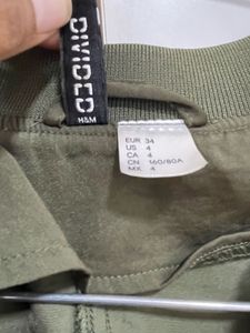 Olive Bomber Jacket