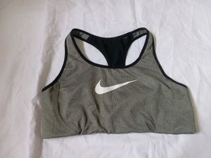Nike Gray Sports Bra