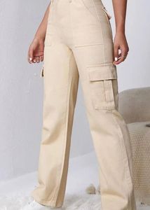 Beige Cargo Pants