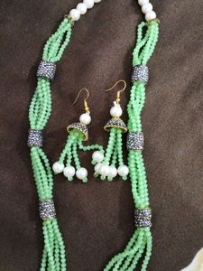 Beautiful Pearl Long Chain Necklace