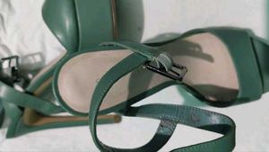 Charles &amp; Keith Heels Combo 2 Pairs – Green Platfo