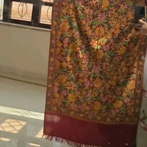 Floral Kashmiri Embroidered Stole