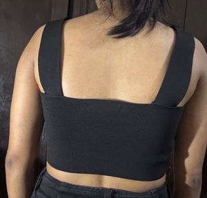 Crop Black Top