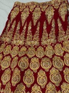 Heavy Bridal Lehnga With Blouse Duppata