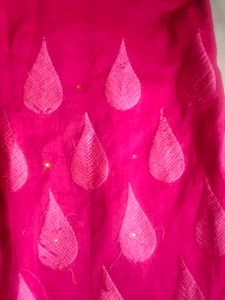 Beautiful Pink Embroidery Kurti