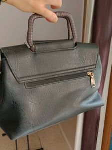 Elegant Black Top Handle Bag