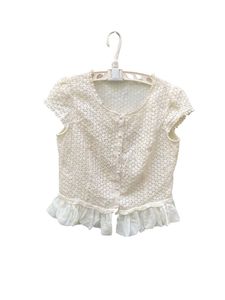 Y2k Pintresty 🌸ruffle Korean Top